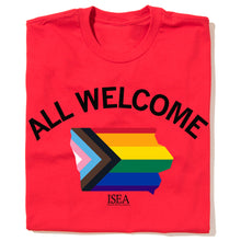 Load image into Gallery viewer, ISEA All Welcome Pride T-Shirt